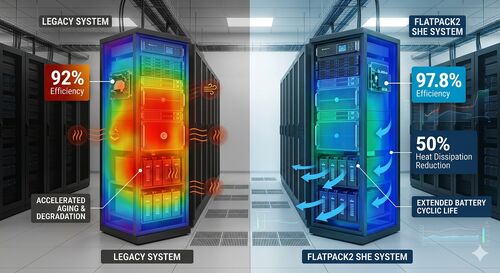 mais recente caso da empresa sobre Thermal Optimization for European Central Offices: Extending Battery Life by Reducing Heat Dissipation