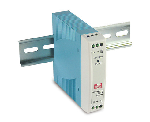 Trilho médio 24vdc MDR-20 MDR-40 MDR-60 do ruído da fonte de alimentação do poço MDR-10-5