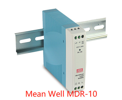 Trilho médio 24vdc MDR-20 MDR-40 MDR-60 do ruído da fonte de alimentação do poço MDR-10-5