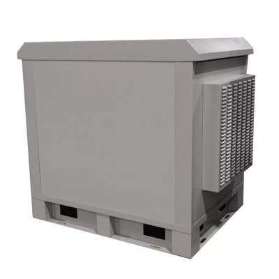cercos exteriores RAL7035 Pantone 428C do metal do armário das comunicações 18U