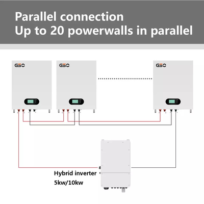 lítio Ion Battery 2.5kwh 5kwh 10kwh das telecomunicações de 48v 100ah Lifepo4