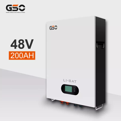 Aplicação fixada na parede profunda do armazenamento da casa de Ion Battery With BMS For do lítio do ciclo 48V 200ah