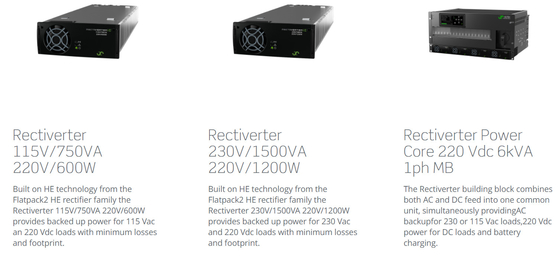 Eltek autônomo Rectiverter integrou o sistema 3kva 1 fase 220 VDC