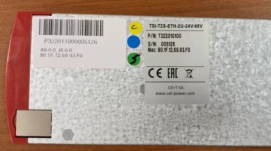CE+T Equipa de monitorização da ETI de marca T2S ETH 2U 24V/48V P/N T322010100
