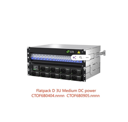 Eltek Flatpack D 3U 48Vdc 15KW Distribuição de potência de corrente contínua média para soluções flexíveis de potência de corrente contínua CTOF6B0404.Nnnn