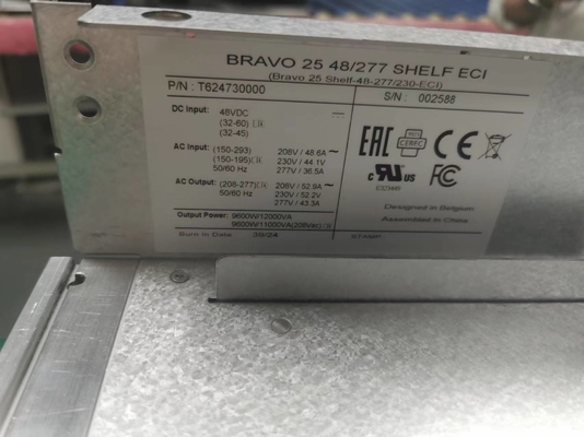 CE+T Power Shelf ECI Bravo 25 prateleira 48-277/230 -ECI P/N: T624730000