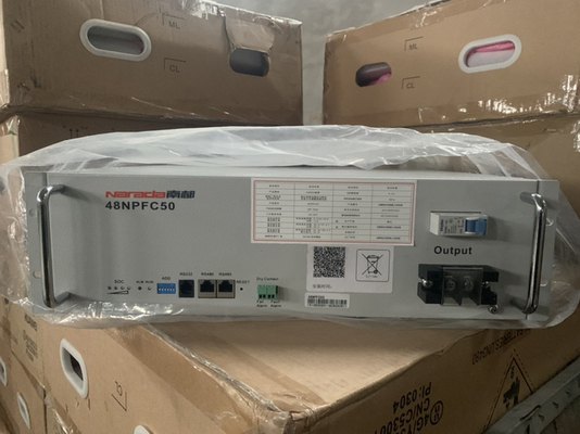 Narada Telecom Bateria de lítio 48NPFC50 5G Estação Base Comunicação 48V 50Ah