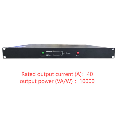 Comutador de transferência estática de relé monofásico STS de comutação dupla de 220V com um intervalo de corrente de STS40S STS40D 40A para potência AC de canal duplo