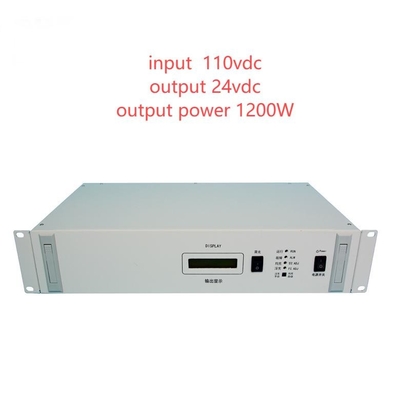 19 polegadas Rackmount RCT2000D Série Conversores DC DC isolados Entrada 110vdc Saída 24vdc 1200W D50-10-14