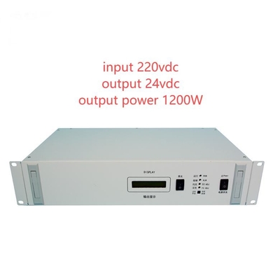 Série RCT2000D Conversores DC DC isolados 19" Rackmount Entrada 220vdc Saída 24vdc 1200W D50-11-14