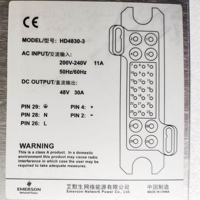 Módulo Retificador de Telecomunicações Emerson 48V 30A 1500W DC HD4830-3