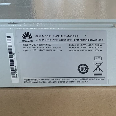 DPU60D-N06A1 Potência distribuída 3000W montada na parede interior ou exterior