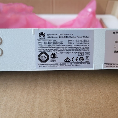 Módulo de Energia Outdoor Huawei OPM30M 48V Fonte de Alimentação Chaveada à Prova D'Água para Comunicação Outdoor 2000W Estação Base AC Para DC