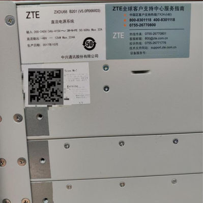 Sistema de alimentação de telecomunicações de alta eficiência Zte -48v 200a Zxdu68 B201 Embutido