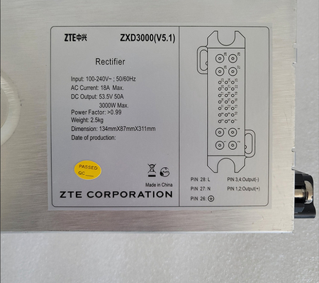 ZTE ZXD3000 V5.6 V5.5 Módulo de alimentação de comunicação 48V50A Rectificador de alta eficiência AC-DC 3000W