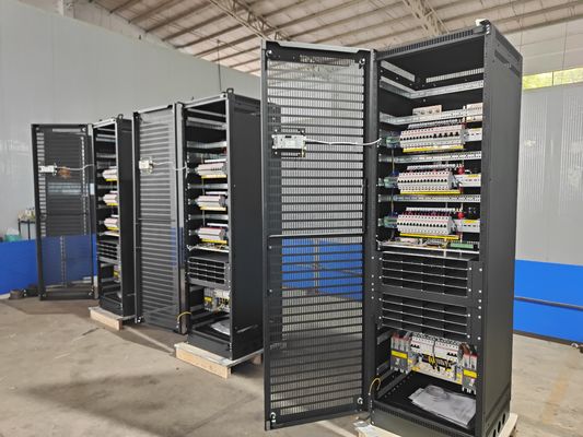 -48Vdc 1000A Grande Sistema de Energia para Telecomunicações Grande Usina de Energia 240Vac 2L+N+PE Com Flatpack2 48/3000 SHE 241119.106