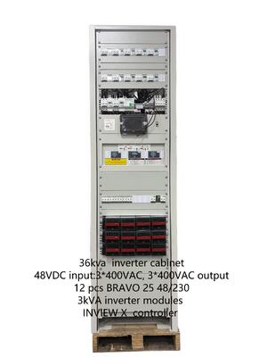CE+T 36KVA Inversor AC DC Gabinete BRAVO 25 48/2303PH 36KVA 24KVA 12KVA Gabinete do sistema