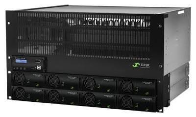 Sistema Eltek 48Vdc 12kW com distribuição completa de carga e bateria