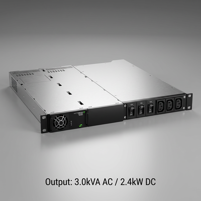o sistema de energia Rectiverter das telecomunicações de 3kVA 1phase 220VDC integrou autônomo (número da peça: CTOR0201.003)