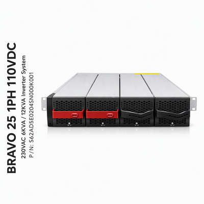 Inversor Modular de Grau Industrial 110Vcc a 277Vca com Sistema de 6KVA e Saída de Onda Senoidal Pura