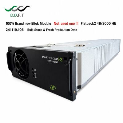 Módulo Retificador Eltek Flatpack2 48/3000HE 3000W 48V de Alta Eficiência Hot Swappable para Fonte de Alimentação de Telecomunicações