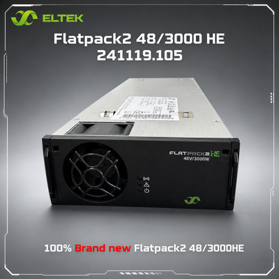 100% original novo módulo Eltek 48Vdc 3000W Flatpack2 48/3000HE (P/N: 241119.105) Revisão 7