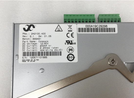 Unidade de Monitoramento do Controlador Eltek Telecom Compack com Suporte a 12V 24V 30V 48V 60V Monitoramento Remoto via Ethernet e 3 Relés Configuráveis