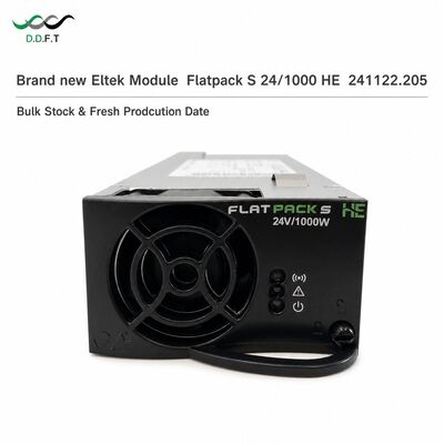 Módulo retificador Eltek Flatpack S 24/1000HE 24V 1000W Módulo de fonte de alimentação de alta eficiência P/N 241122.205 Novo