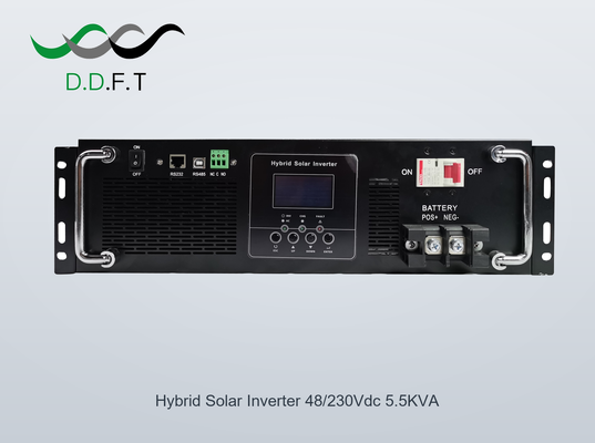 Inversor Solar Híbrido 48V 5.5KW com MPPT de 100A e Compatibilidade LiFePO4 para Sistemas de Energia Inteligente