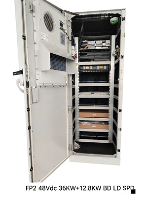 Gabinete de energia solar-híbrido 48Vdc 36+12,8KW com gabinete tipo 4 e módulos Flatpack2