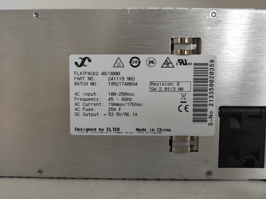 Módulo 48/3000 Flatpack2 48v 3000w 241119,903 do retificador das telecomunicações