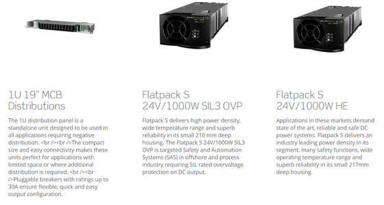 equipamento das telecomunicações CTOS0301.1319 OLT de 48V 5.4kw Eltek Flatpack S 1U 241122,125