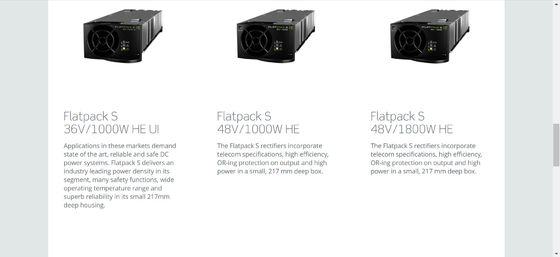 equipamento das telecomunicações CTOS0301.1319 OLT de 48V 5.4kw Eltek Flatpack S 1U 241122,125