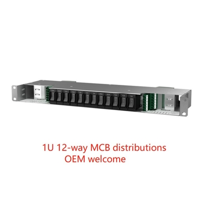 12 unidade de distribuição de poder 1U do PDU da cremalheira da maneira MCB Data Center