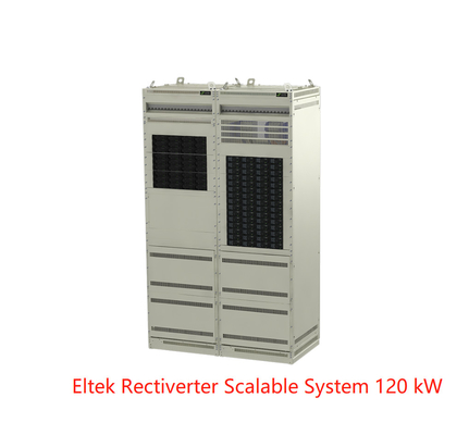 Sistema de energia 120kW evolutivo das telecomunicações de Rectiverter Eltek 230/400VAC sistema grande de 3 fases