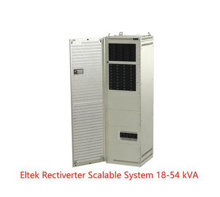 Sistema evolutivo 18-54 kVA do sistema interno de Eltek Rectiverter com A & o B opcionais, entrada da C.A. (CIEJ3642.xxxx)