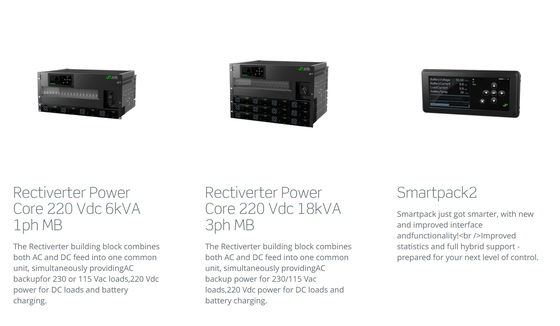 EN evolutivo 60950-1 do sistema de energia Eltek de Flatpack Rectiverter 54KVA 220Vdc