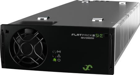 Sistema da alimentação de DC de Eltek Flatpack2 24V 48KW com Smartpack2 Flatpack2 24/1800HE