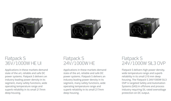 UL do CE da fonte de alimentação de DC do quilowatt do sistema 24V 3*2 de Eltek Flatpack S 3U