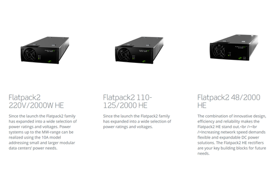 Armários exteriores 48Vdc 700A das telecomunicações da rua de IP65 Eltek 36KW